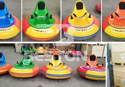 Надувные бамперные машинки отправили в Южную Африку