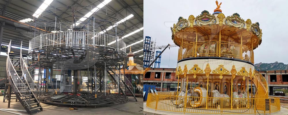 İki qatlı karusel Çindən alınıb