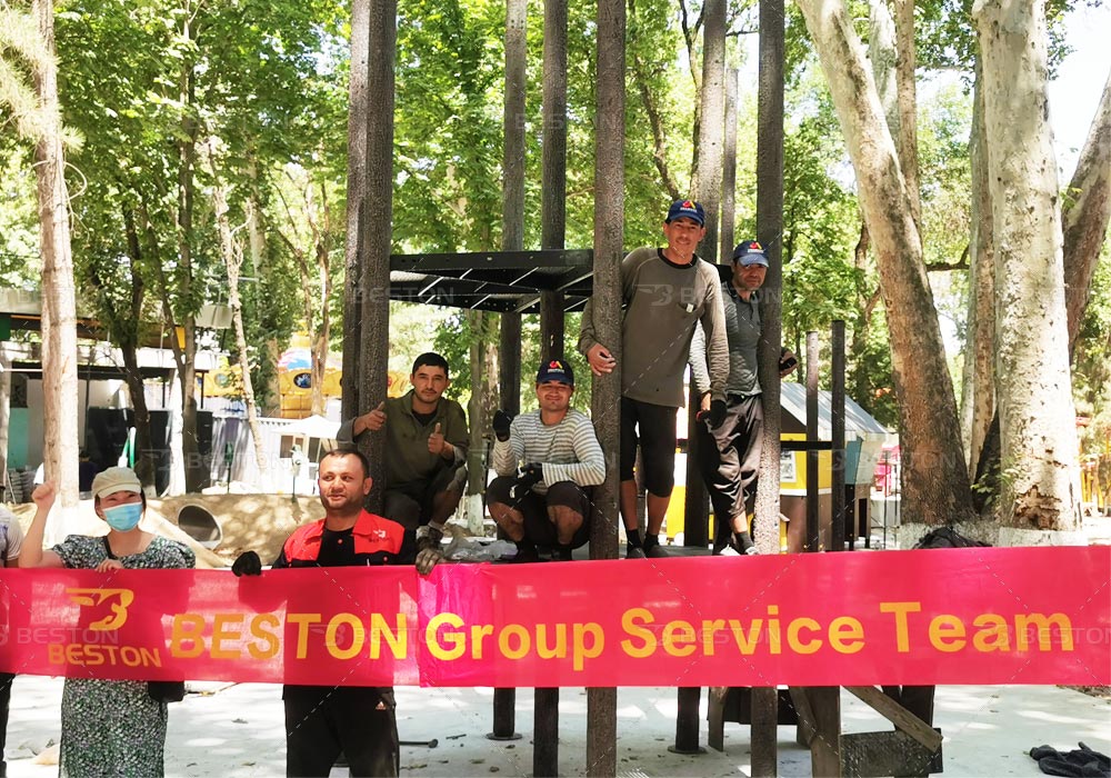 Beston отличная сервисная команда в Узбекистане