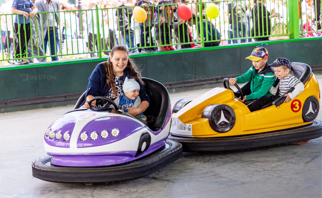 Beston bumper cars are successfully operated