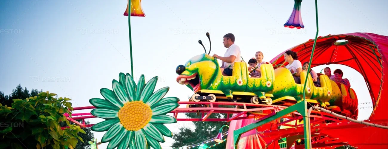 Инвестировать в аттракцион гусеница для парка развлечений