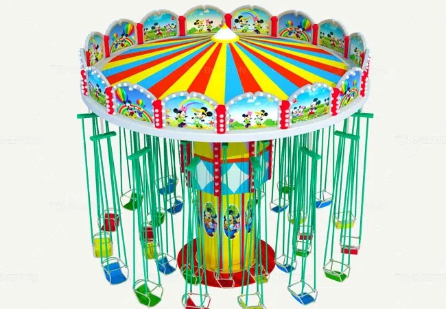 Детская цепочная карусель “Микки Маус”