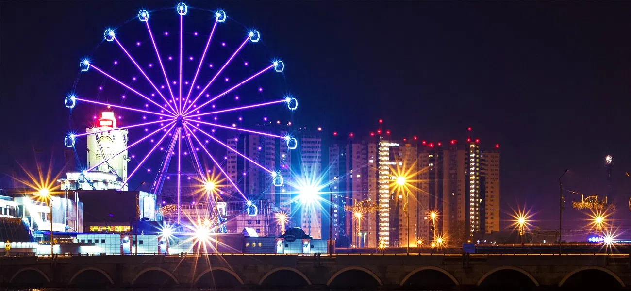 "360°" - The tallest Ferris wheel in the Urals and Siberia