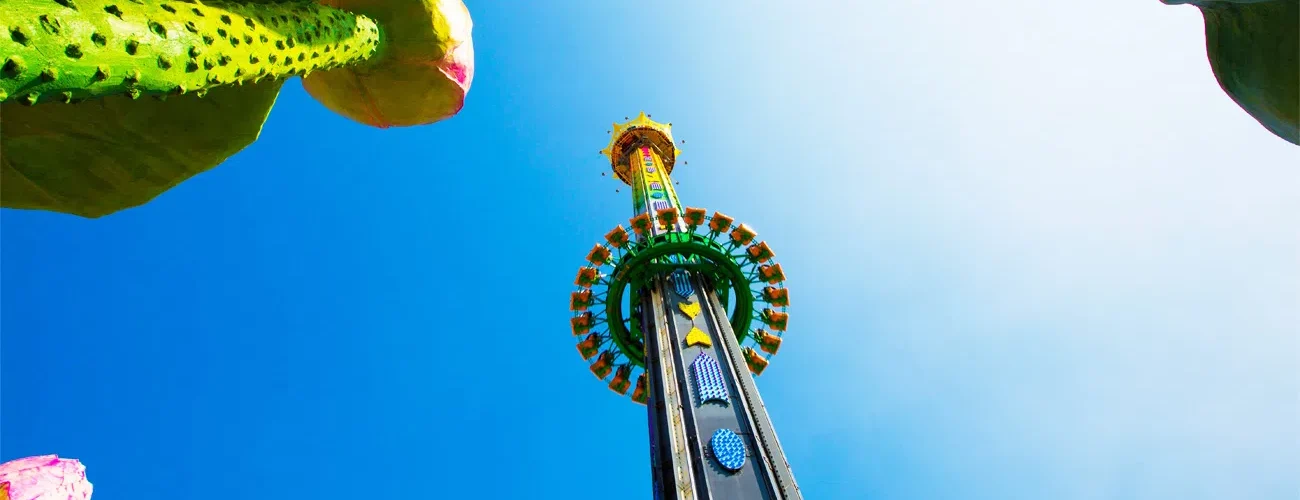 Аттракцион свободное падение: множество высот и стилей