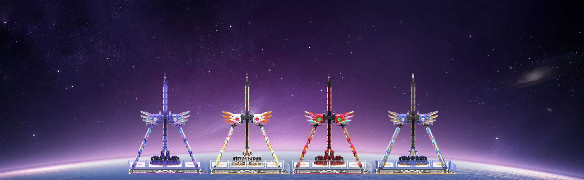 Space Turbo 360° Pendulum Ride: Cool Design