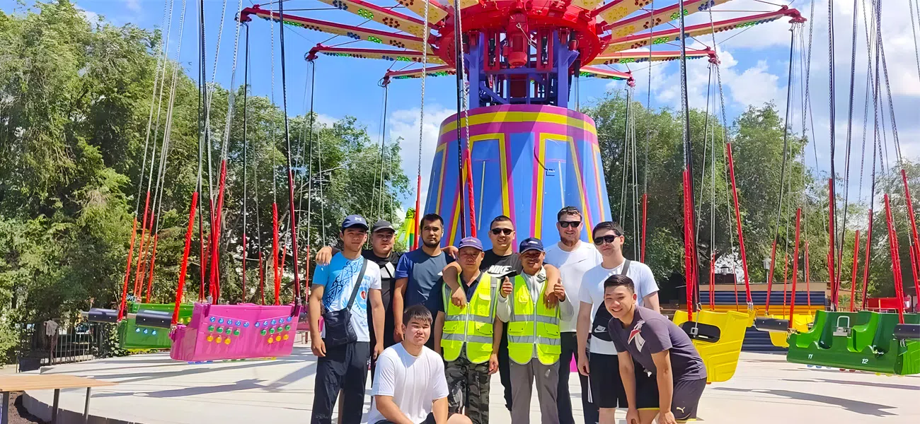 32м Аттракцион Седьмое небо успешно реализован в Казахстане