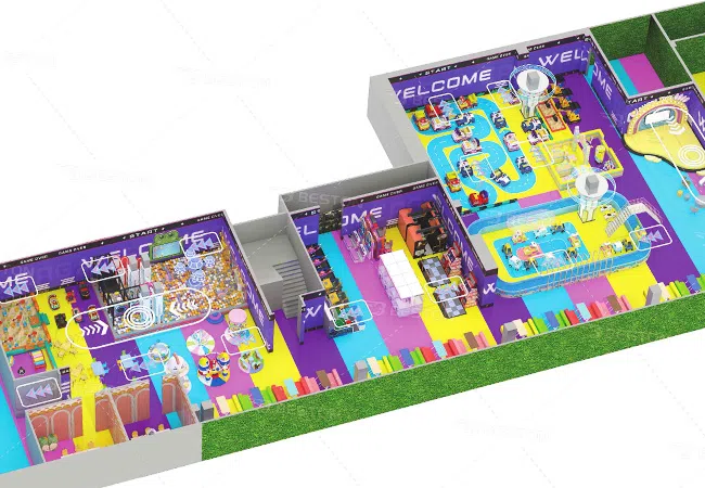 Третий этаж — зона детских игр