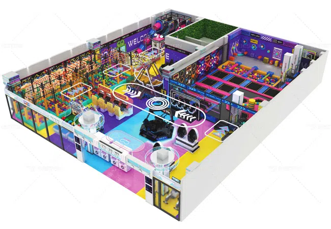 Второй этаж — зона активных приключений