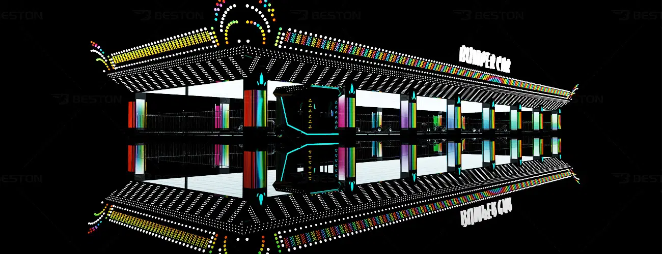 Системы аудиовизуального погружения для аттракциона автодром