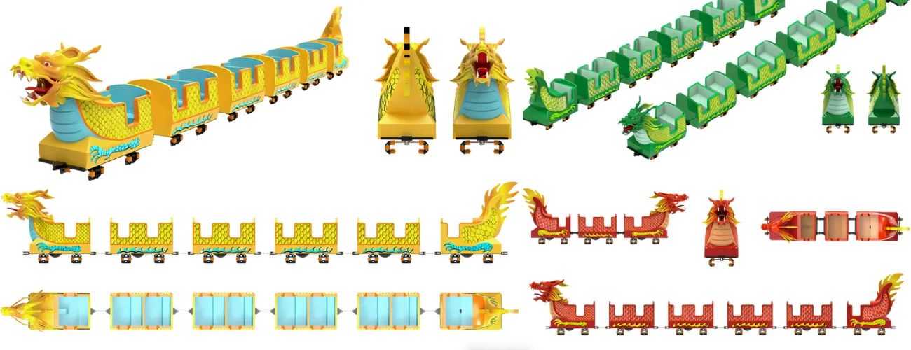 Аттракцион Дракон от Beston Rides: индивидуальный дизайн, разработка уникальных тем и подбор любых цветовых решений под ваш запрос.