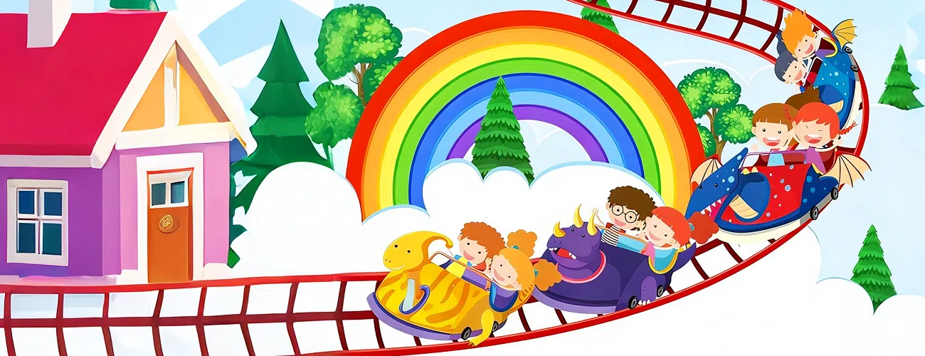 Мир сказочного веселья! Этот необычный Дракон аттаркцион дарит улыбки и раскрашивает мир в яркие цвета.