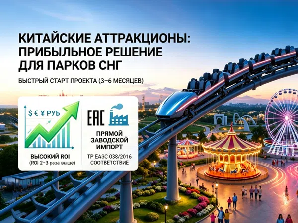Купить аттракционы из китая