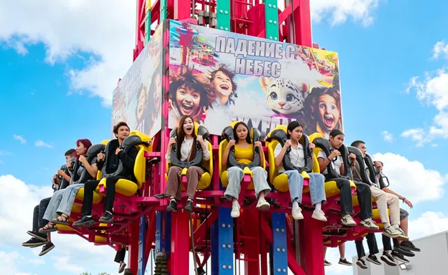 55м аттракцион свободное падение в Кыргызстане